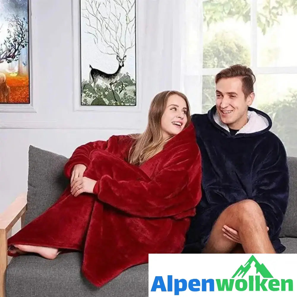 Alpenwolken - Ultra-Weiche & -Bequeme Decke Sweatshirt