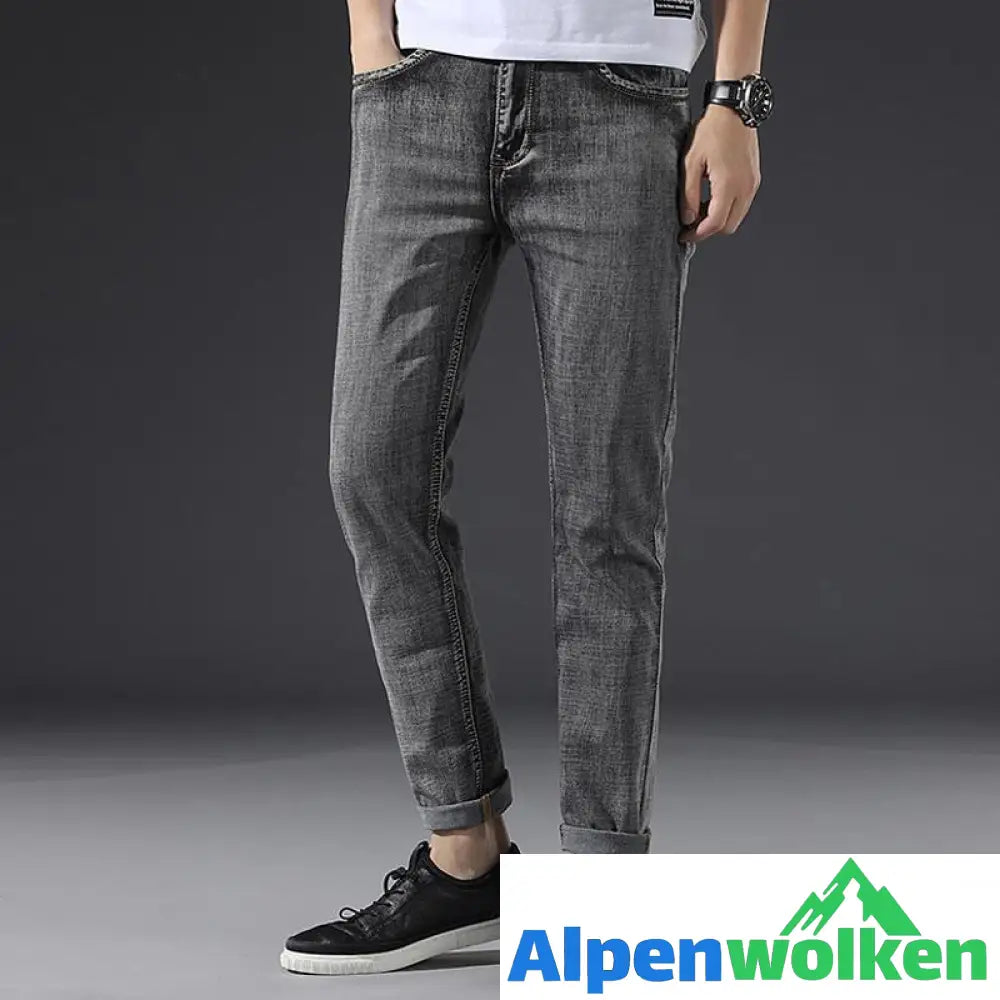 Alpenwolken - Ultradünne Mikroelastische Herren Jeans