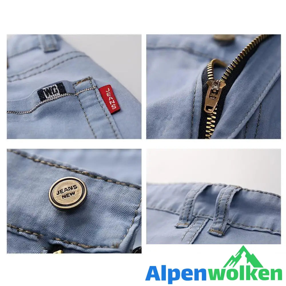 Alpenwolken - Ultradünne Mikroelastische Herren Jeans