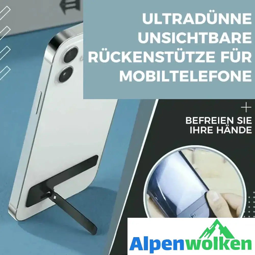 Alpenwolken - Ultradünner unsichtbarer Mini Handyhalter