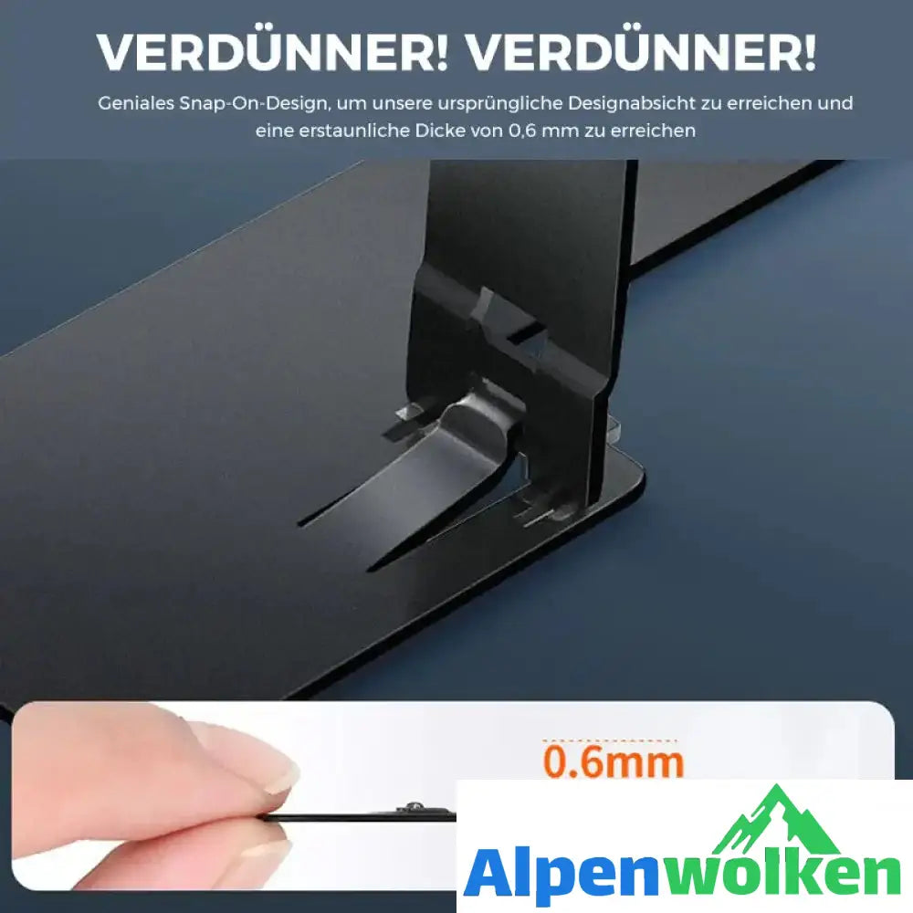 Alpenwolken - Ultradünner unsichtbarer Mini Handyhalter