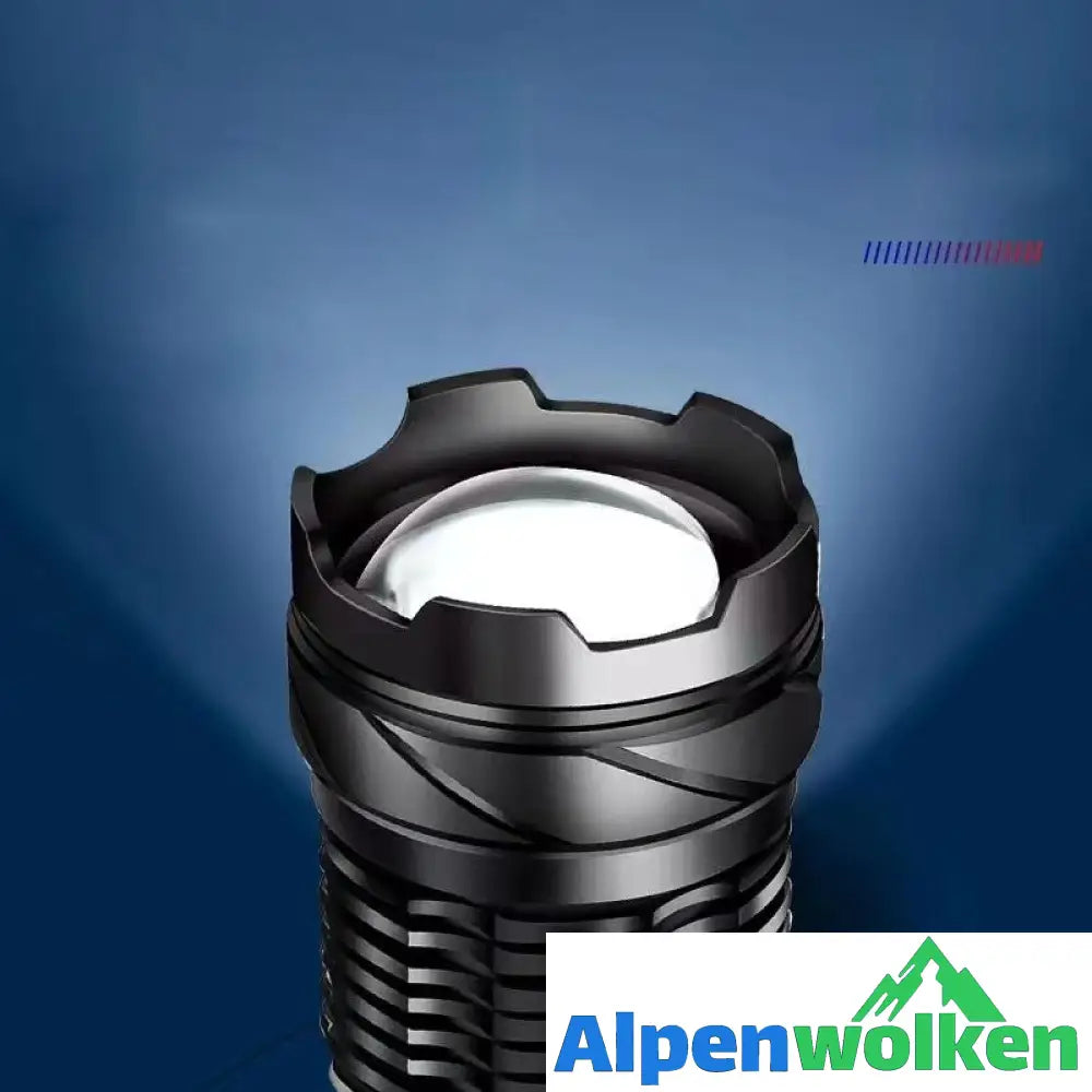 Alpenwolken - Ultrahelle Taschenlampe mit weißem Laser und großer Reichweite