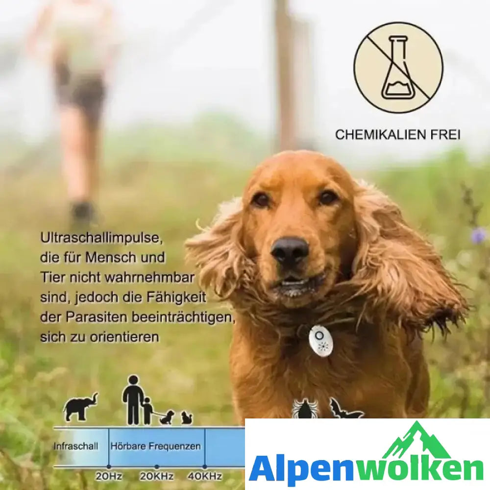 Alpenwolken - Ultraschall Floh- und Zecken Repellent