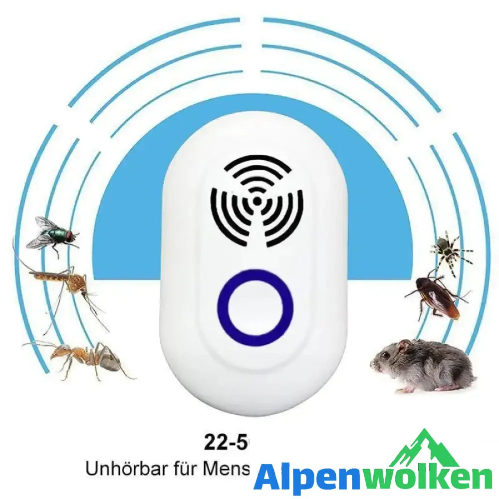 Alpenwolken - Ultraschall Schädlingsbekämpfer Insektenvertreiber für Nagetier, Mäuse, Ratten, Insekten