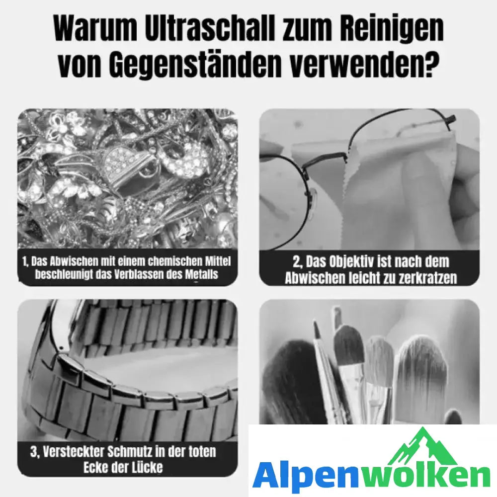 Alpenwolken - Ultraschall-Tiefenschnellreinigungsmaschine