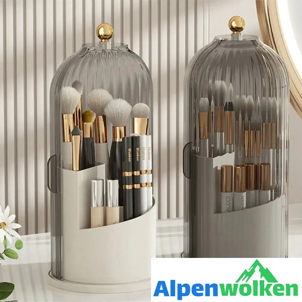 Alpenwolken - Um 360° drehbare Make-up-Pinsel-Organizer-Box