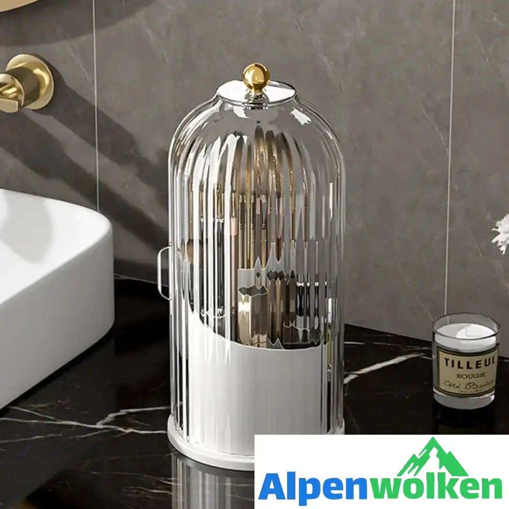 Alpenwolken - Um 360° drehbare Make-up-Pinsel-Organizer-Box