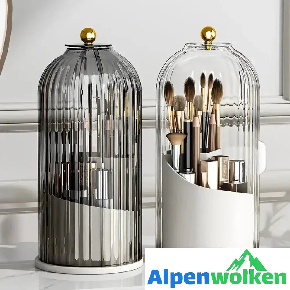 Alpenwolken - Um 360° drehbare Make-up-Pinsel-Organizer-Box