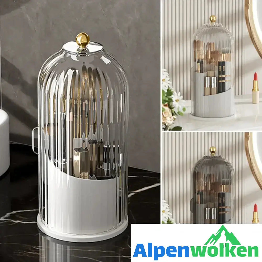 Alpenwolken - Um 360° drehbare Make-up-Pinsel-Organizer-Box