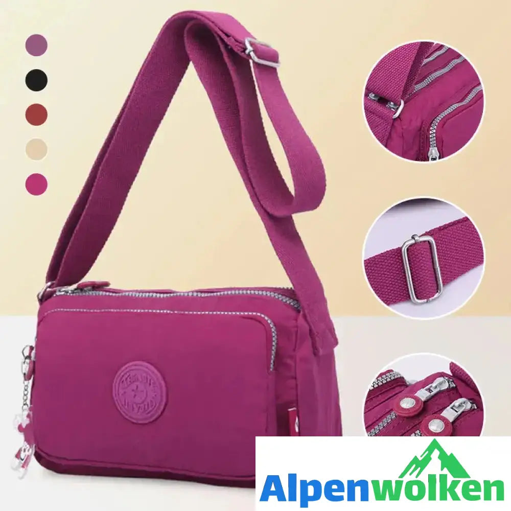 Alpenwolken - Umhängetasche aus Nylon für Damen