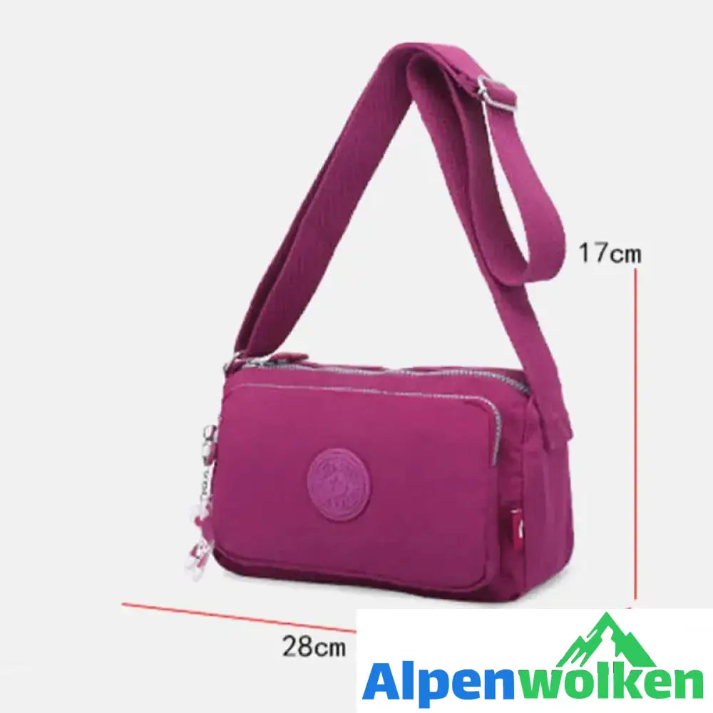 Alpenwolken - Umhängetasche aus Nylon für Damen