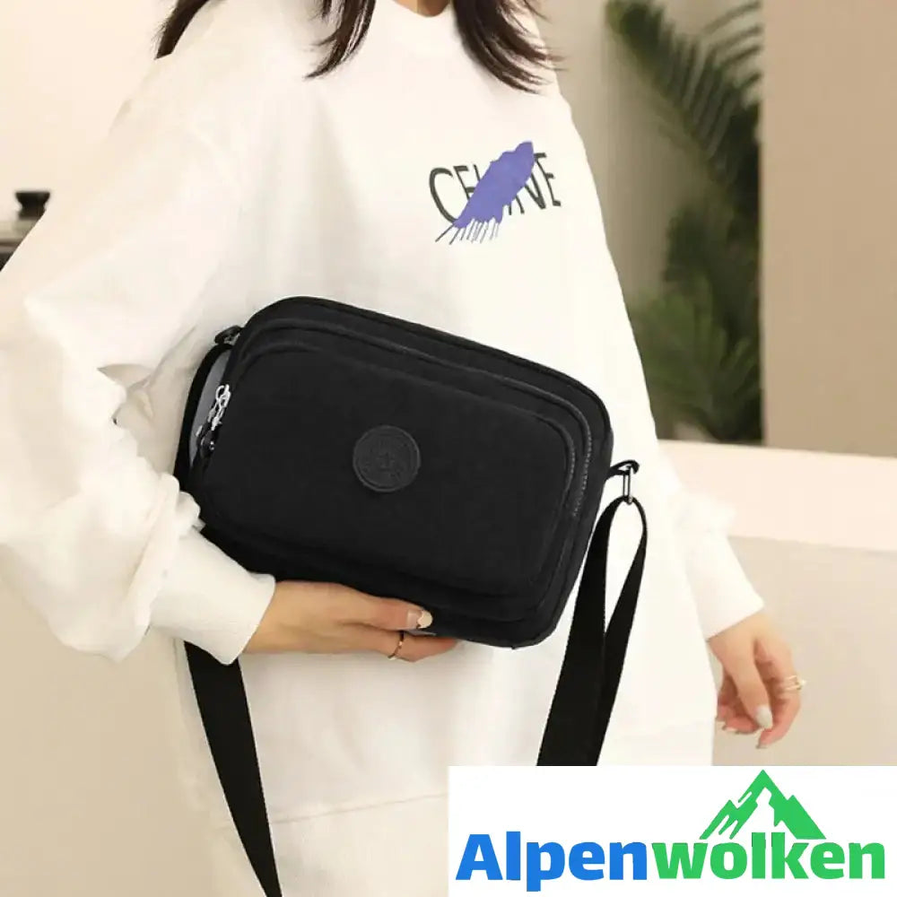 Alpenwolken - Umhängetasche aus Nylon für Damen