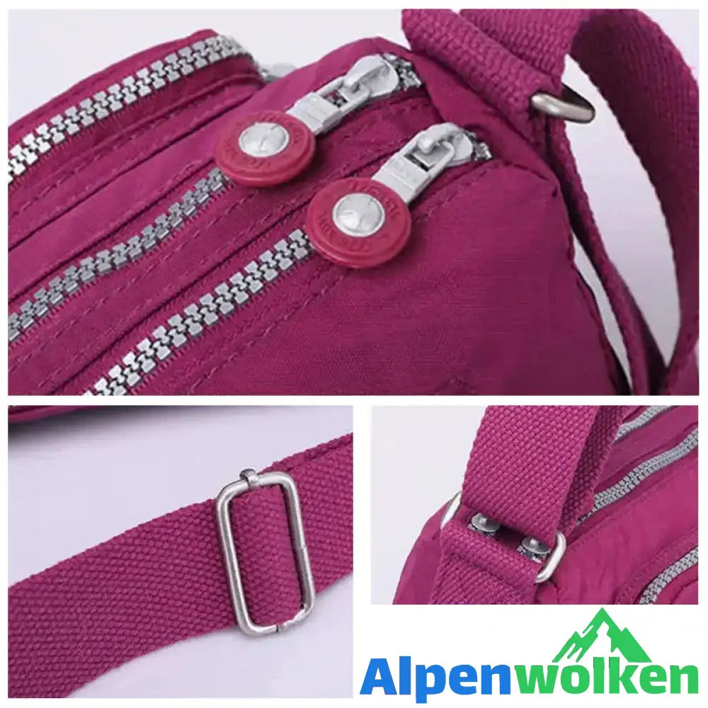 Alpenwolken - Umhängetasche aus Nylon für Damen