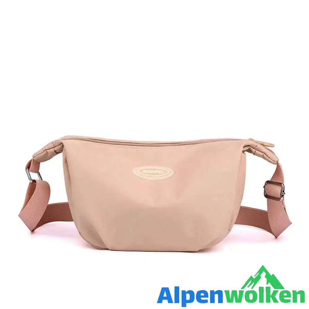 Alpenwolken - Umhängetasche aus Nylon Rosa