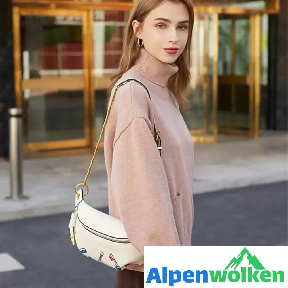 Alpenwolken - Umhängetasche für Damen