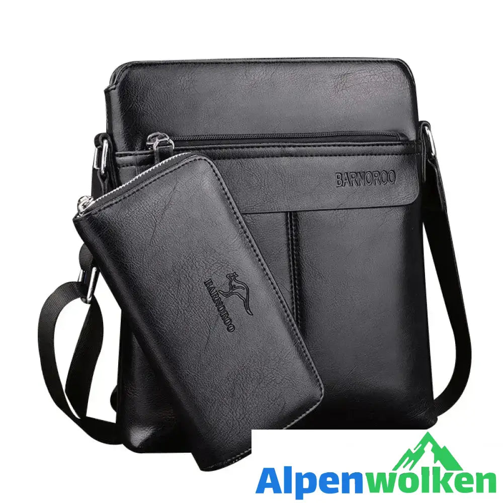 Alpenwolken - Umhängetasche für Herren mit Handtasche