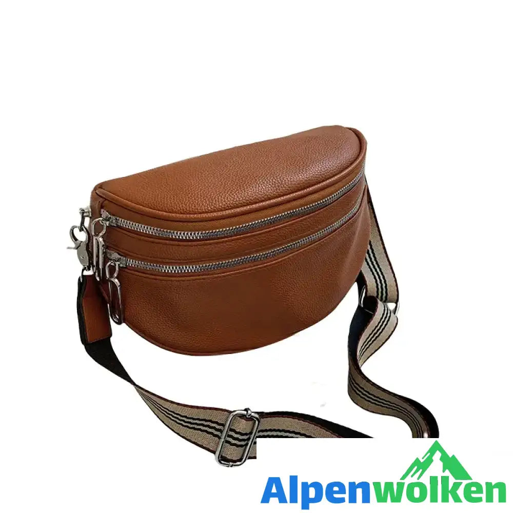 Alpenwolken - Umhängetasche mit mehreren Taschen