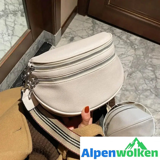 Alpenwolken - Umhängetasche mit mehreren Taschen