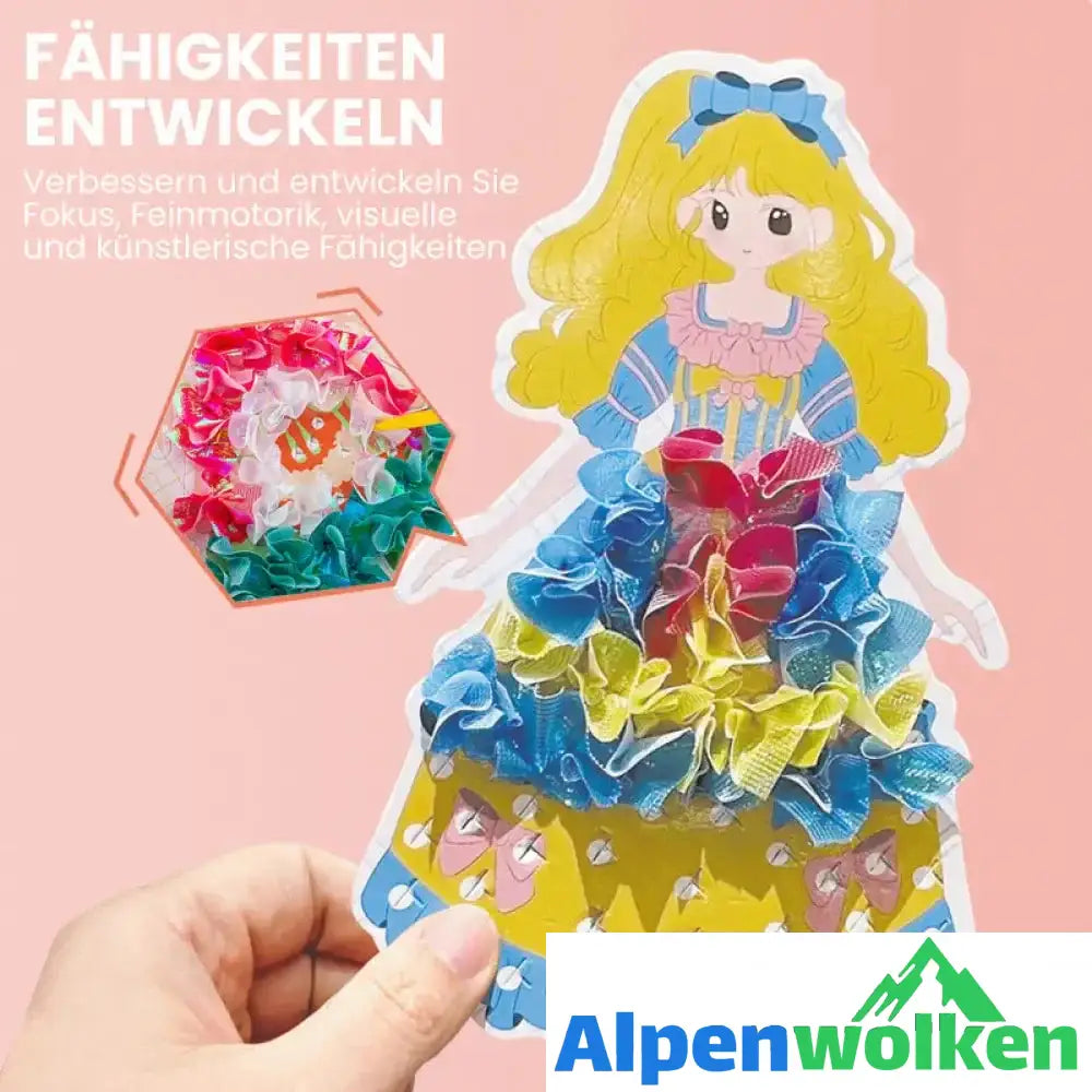 Alpenwolken - Unendlicher Kindheitstraum handgemalt