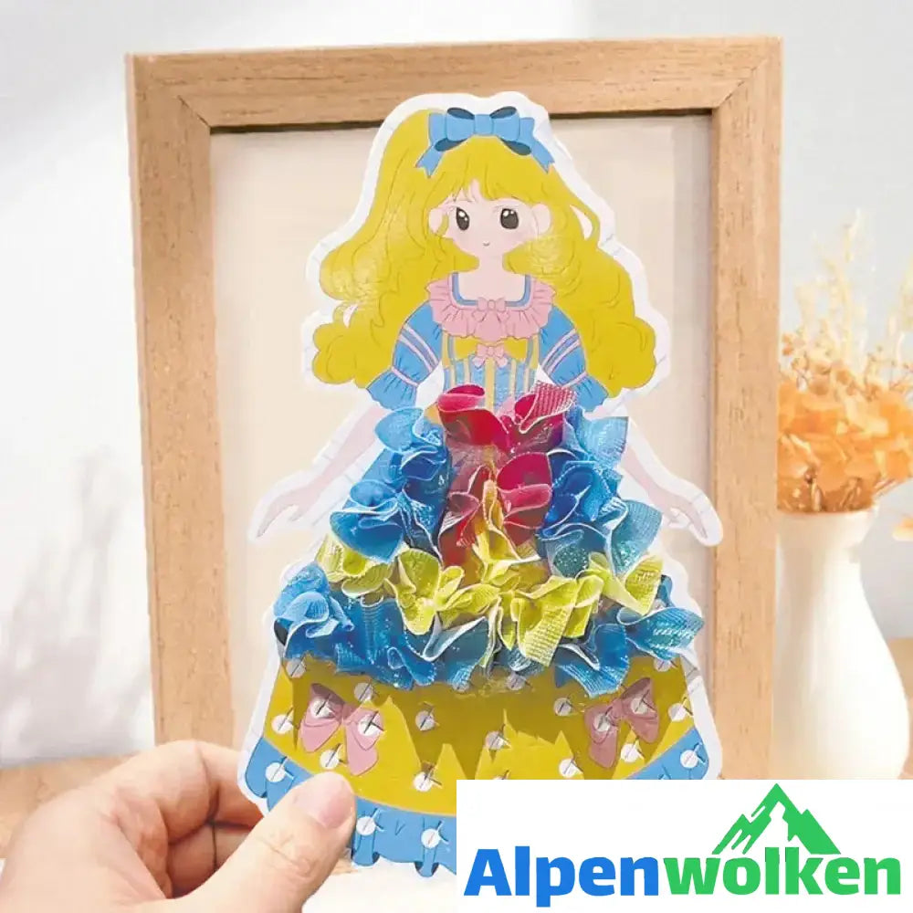 Alpenwolken - Unendlicher Kindheitstraum handgemalt