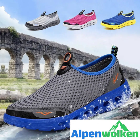 Alpenwolken - Unisex Sneaker Mesh Slip-On Outdoor Schuhe