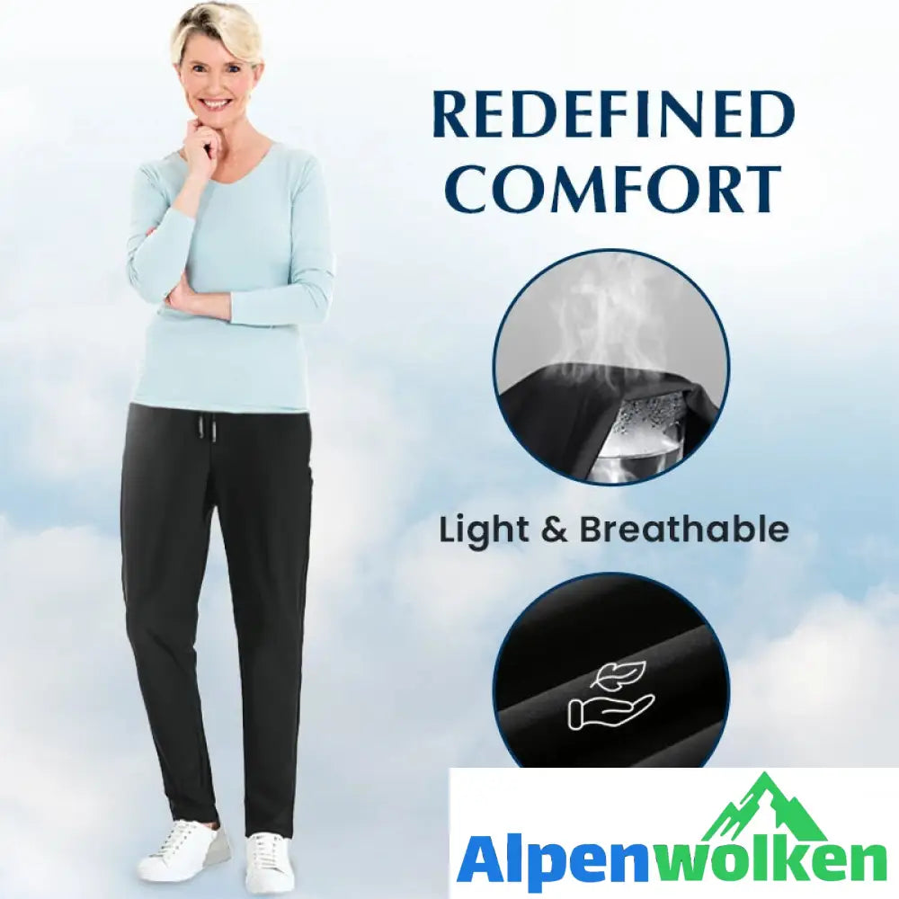 Alpenwolken - Unisex super stretch schnell trocknende Hose