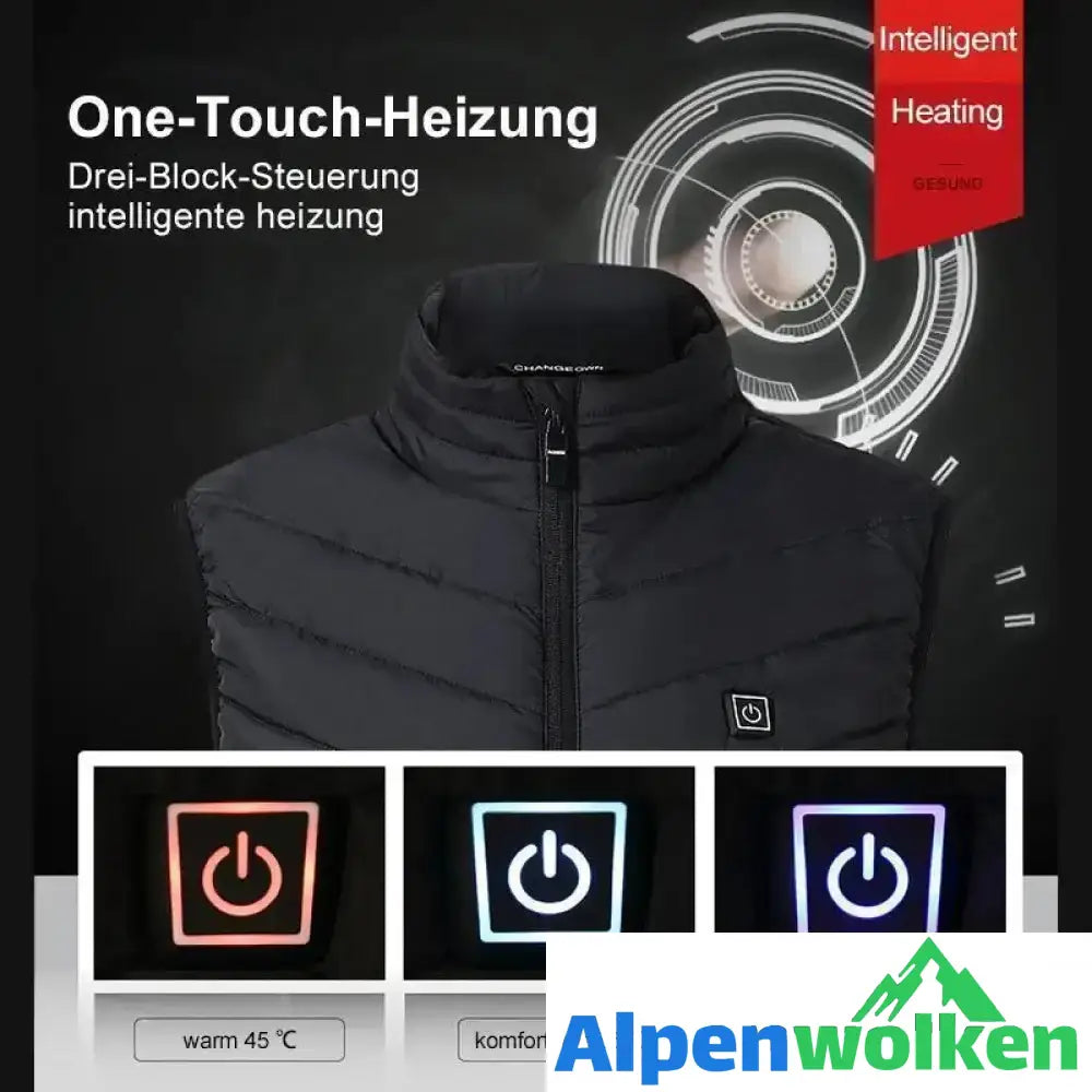 Alpenwolken - Unisex wärmende beheizte Weste