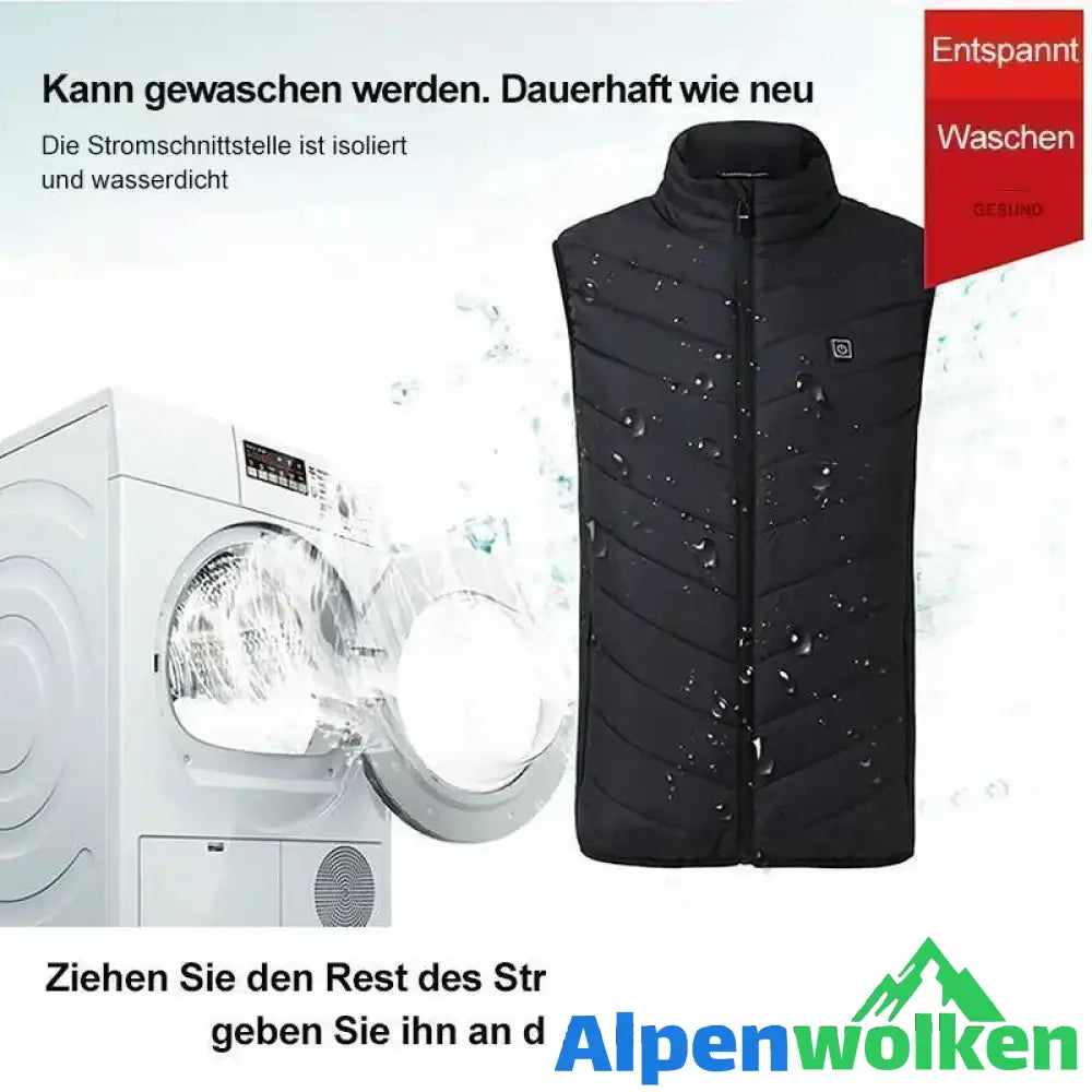 Alpenwolken - Unisex wärmende beheizte Weste