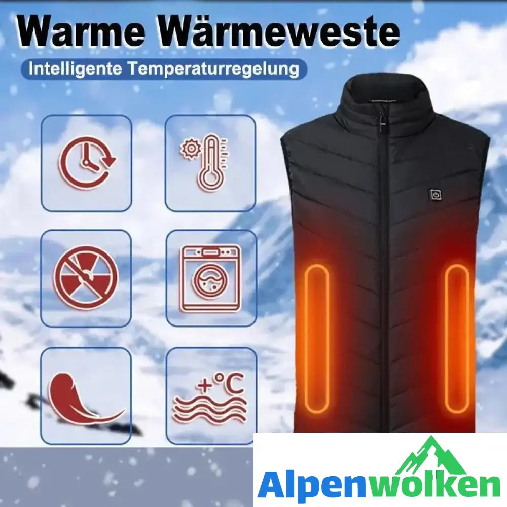 Alpenwolken - Unisex wärmende beheizte Weste