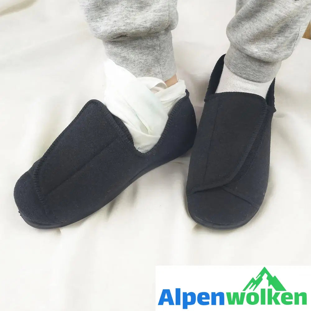 Alpenwolken - Unisex weiche Wolle Schuhe Schlappen für Ältere Menschen