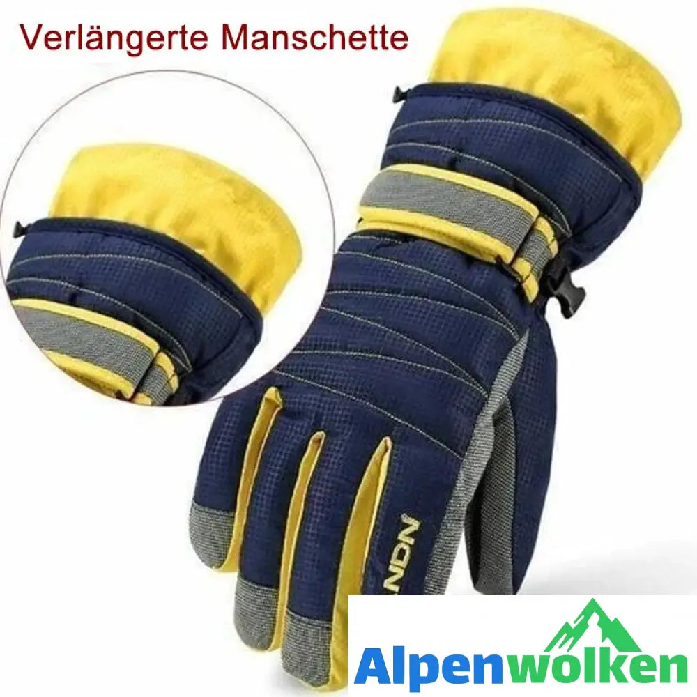 Alpenwolken - Unisex Winter Winddichte Wasserdichte Handschuhe