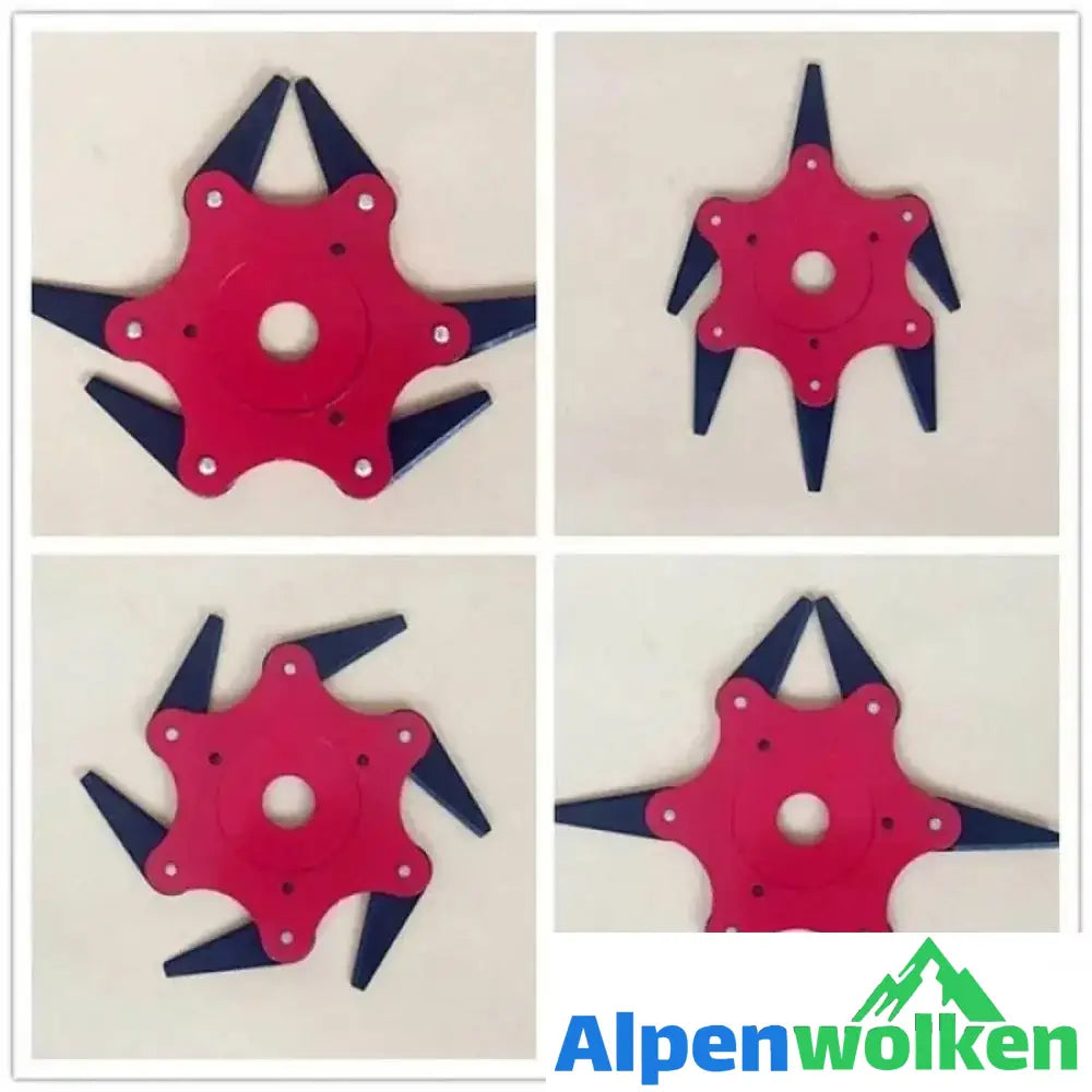 Alpenwolken - Universal 6-Messer-Trimmerkopf für Rasenmäher | selber bauen garten