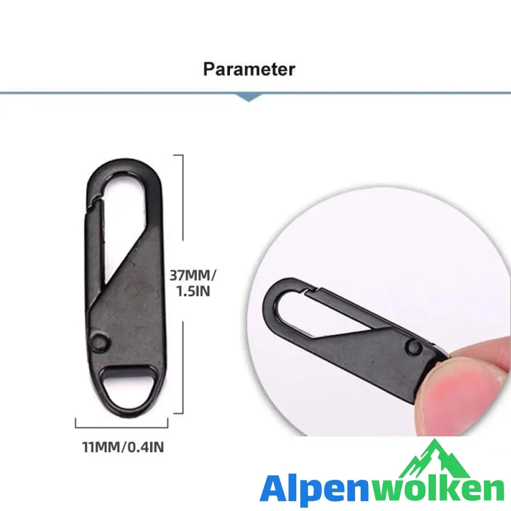 Alpenwolken - Universal Metallreißverschluss