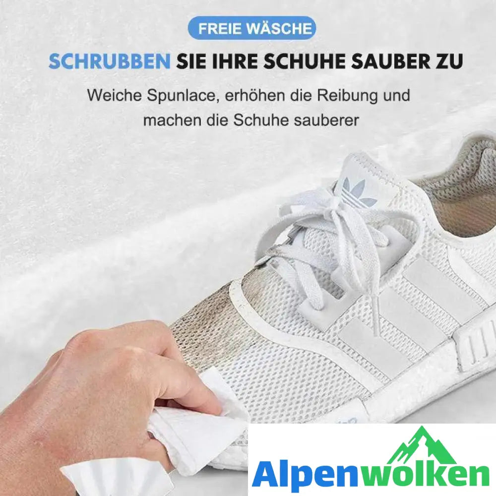 Alpenwolken - Universal-Reinigungstücher speziell für Schuhe (12 Stücke)