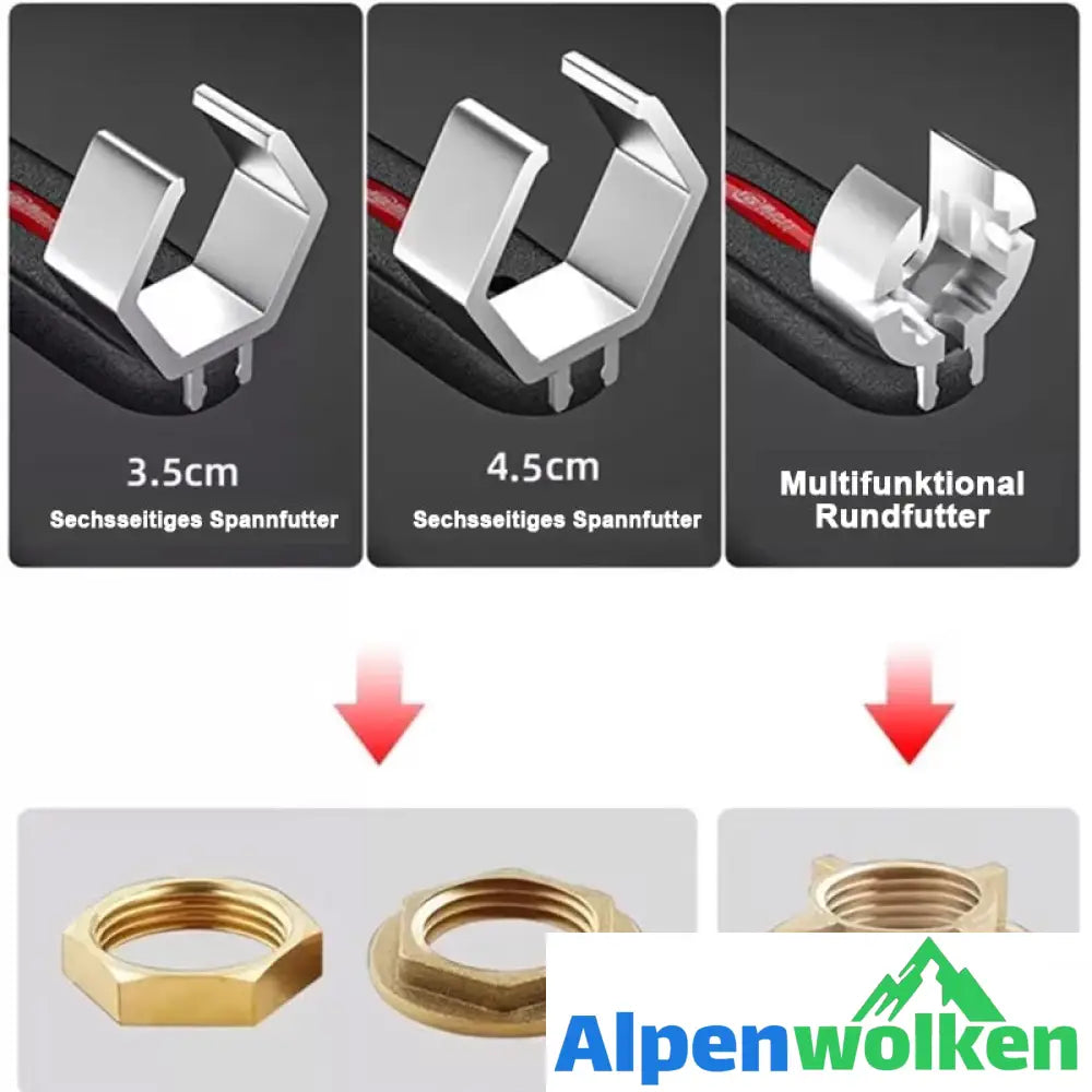 Alpenwolken - Universell Verstellbarer Doppelmaulschlüssel