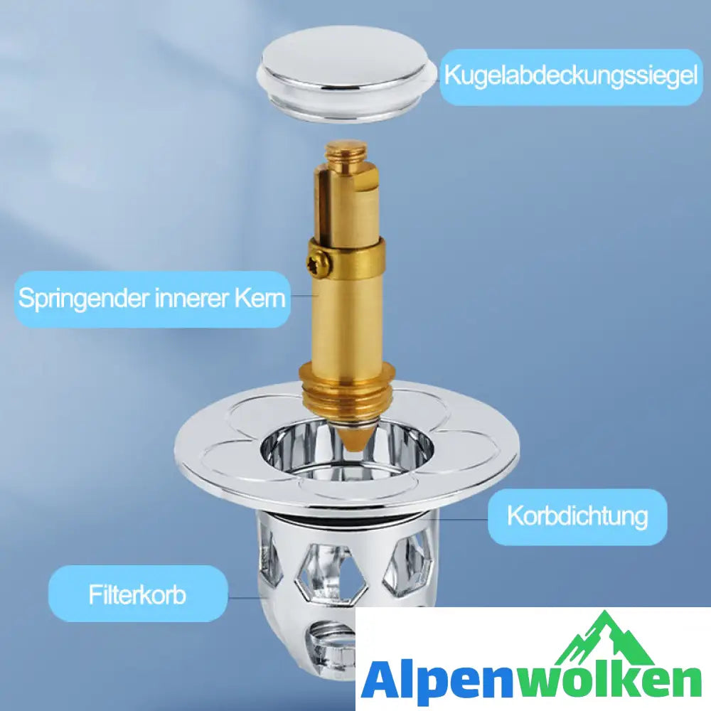 Alpenwolken - 💦💯Universelle Abflussstopfen für Waschbecken