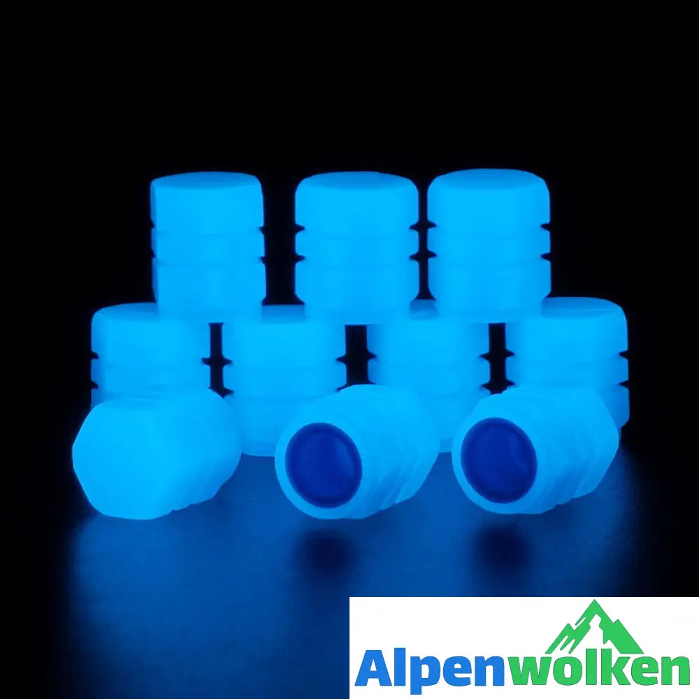 Alpenwolken - Universelle fluoreszierende Reifenventilkappen