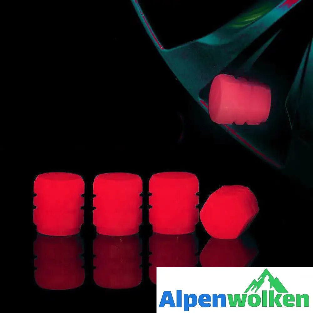 Alpenwolken - Universelle fluoreszierende Reifenventilkappen