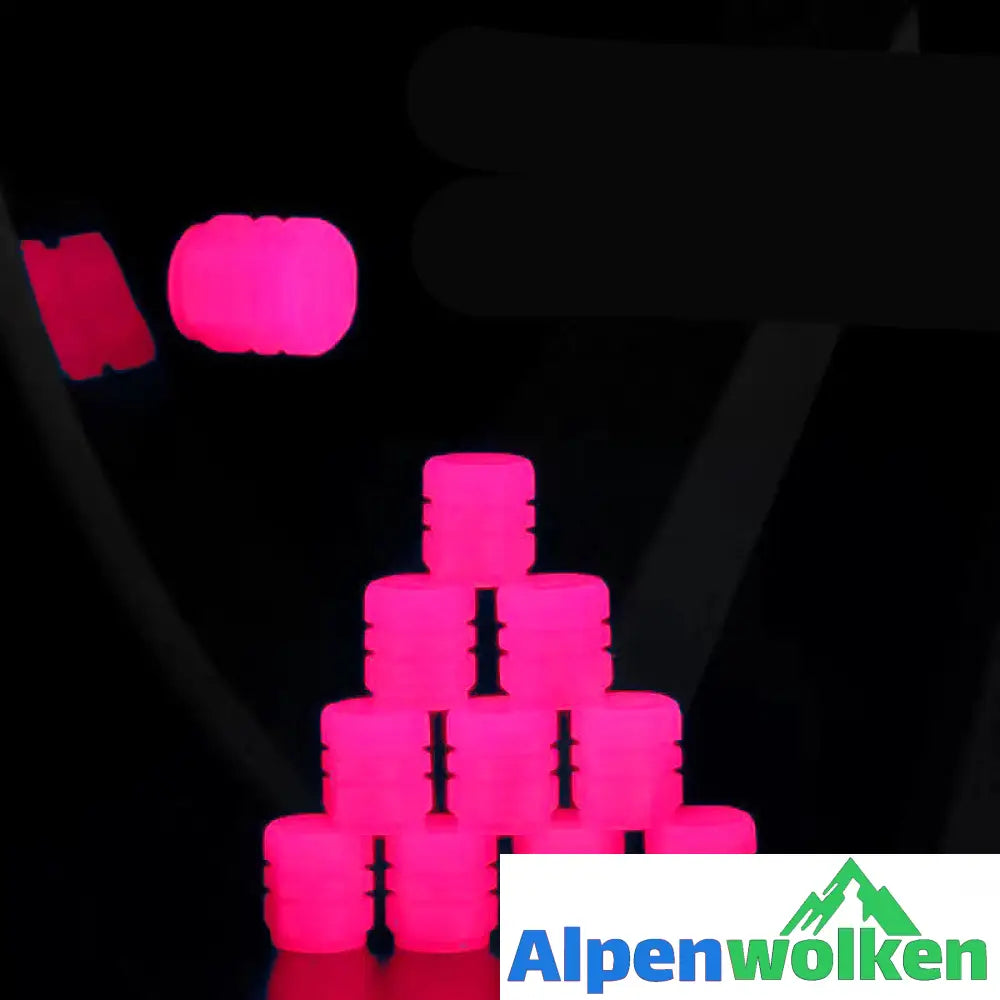 Alpenwolken - Universelle fluoreszierende Reifenventilkappen