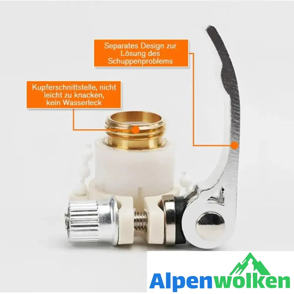 Alpenwolken - Universelles 3-in-1-Messing-Schlauchanschluss-Set