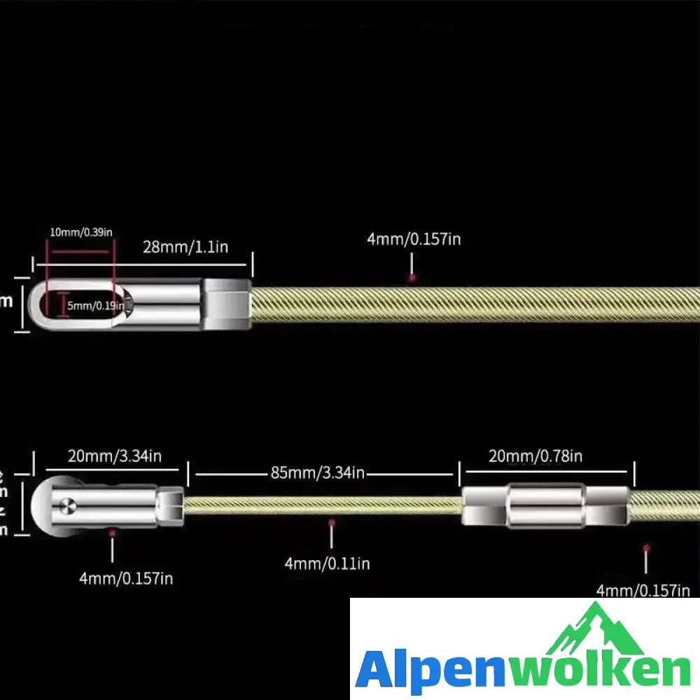 Alpenwolken - Universelles Werkzeug zum Einfädeln von Drahtleitungen