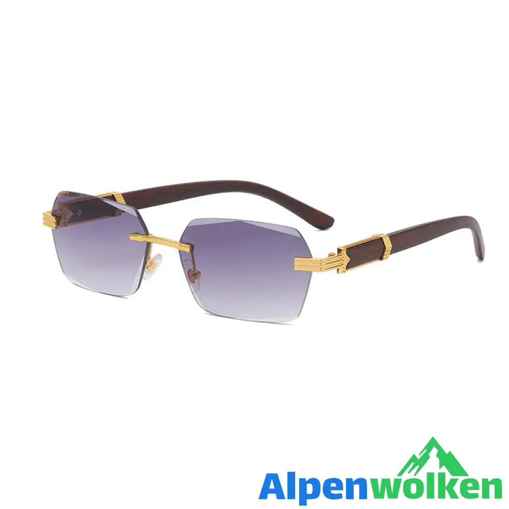 Alpenwolken - Unregelmäßige quadratische stilvolle Sonnenbrille