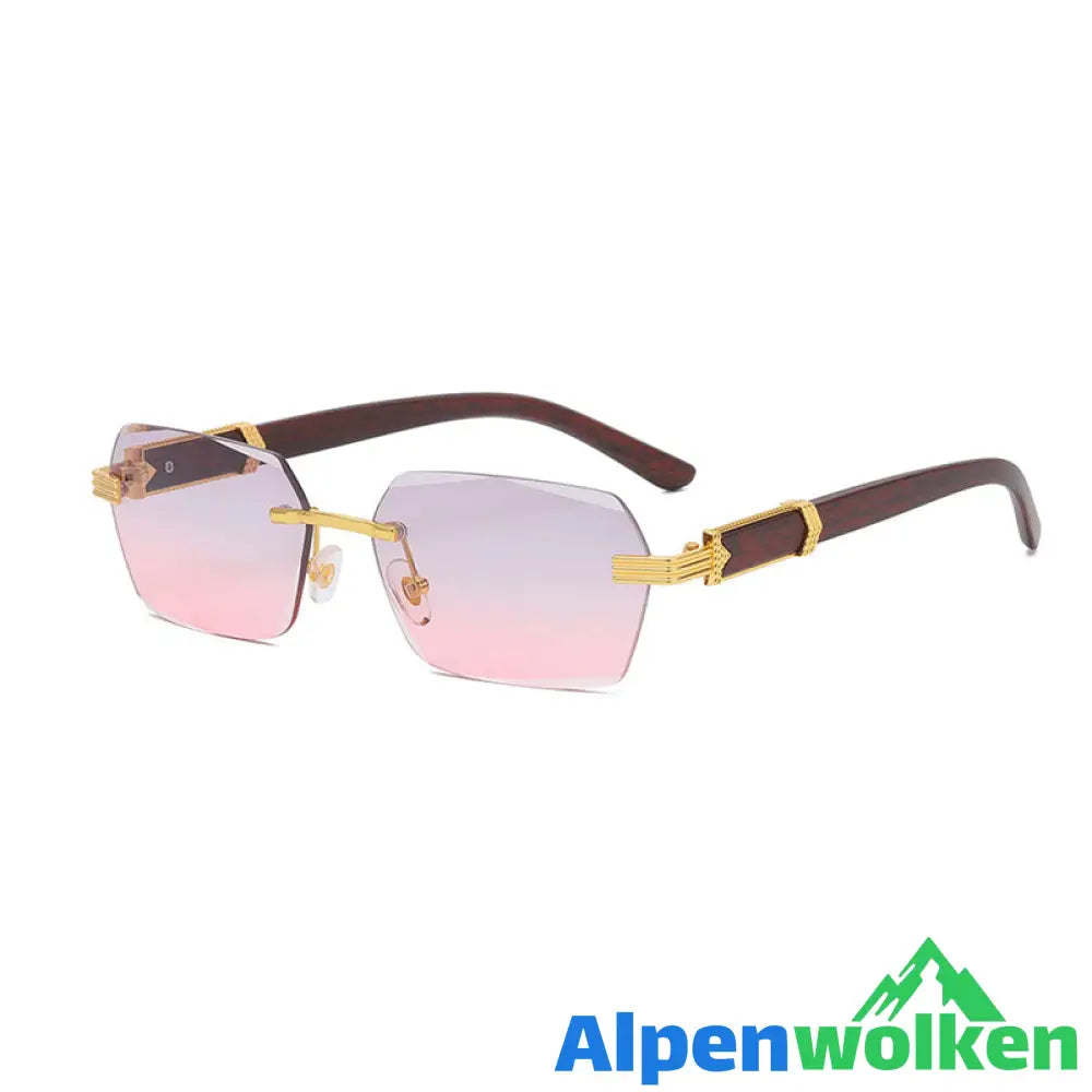 Alpenwolken - Unregelmäßige quadratische stilvolle Sonnenbrille