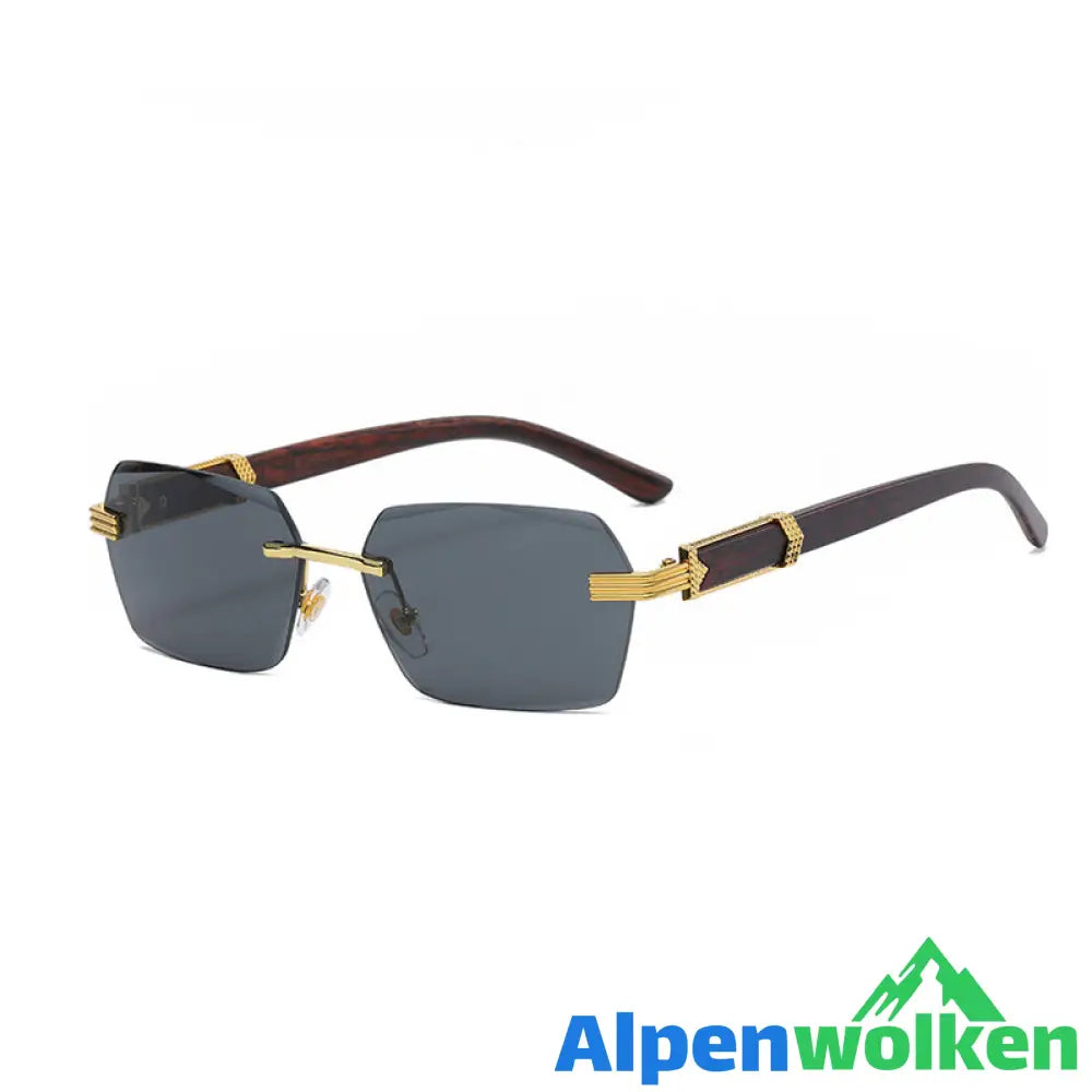 Alpenwolken - Unregelmäßige quadratische stilvolle Sonnenbrille