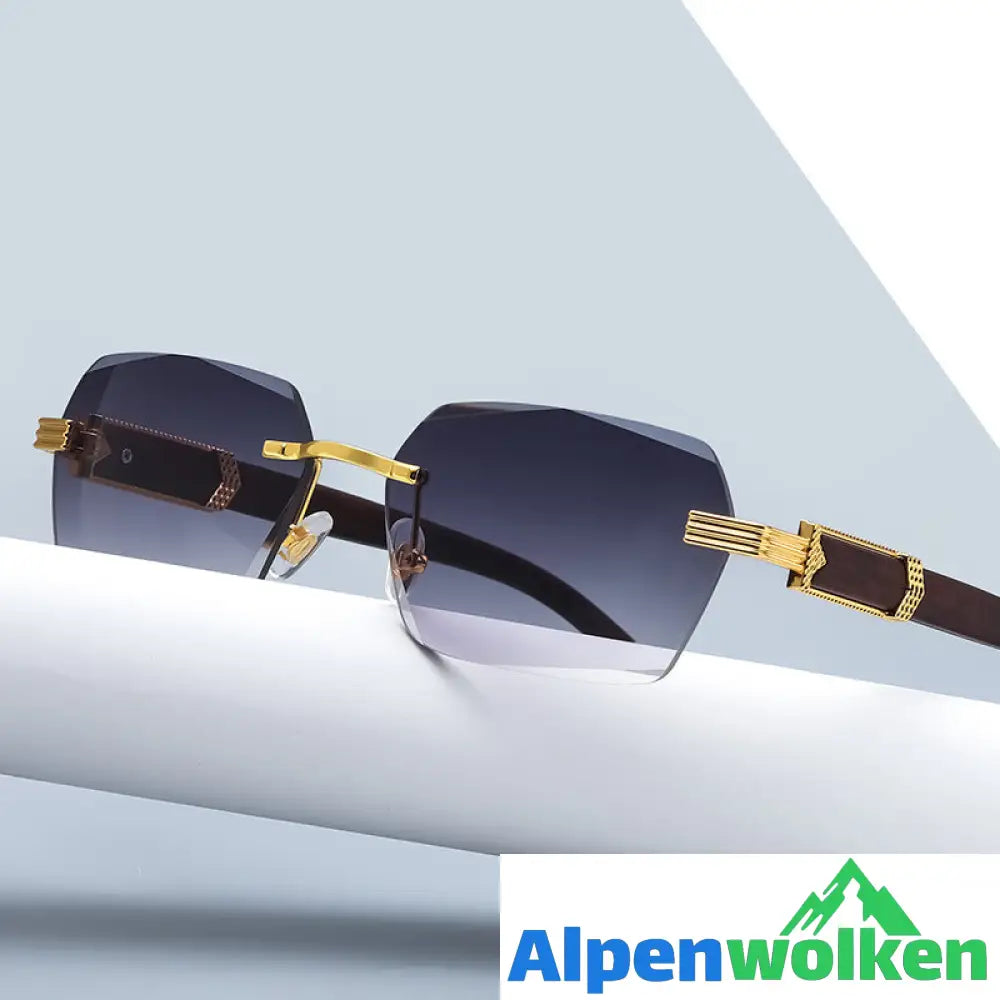 Alpenwolken - Unregelmäßige quadratische stilvolle Sonnenbrille