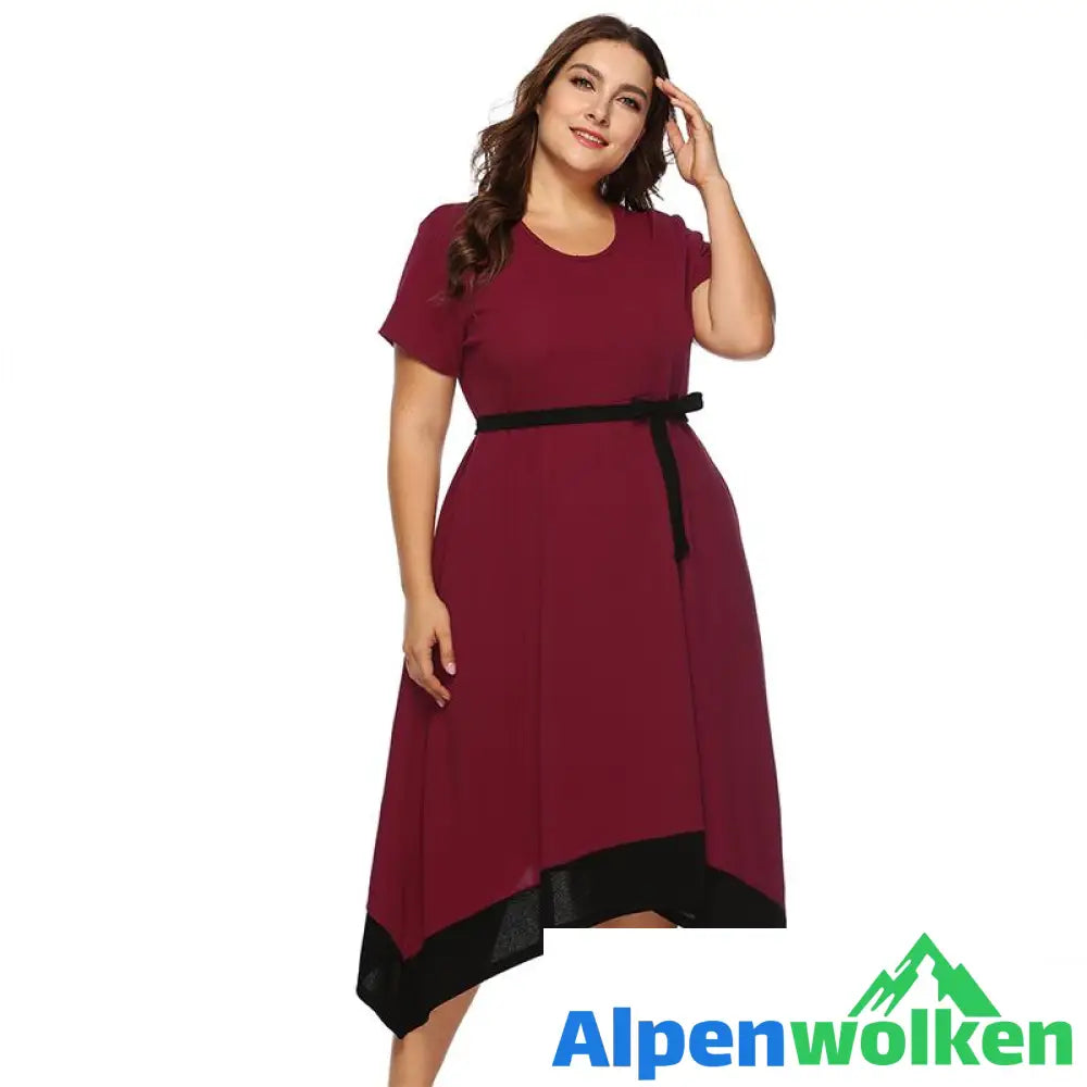 Alpenwolken - Unregelmäßiges Schleifenkleid