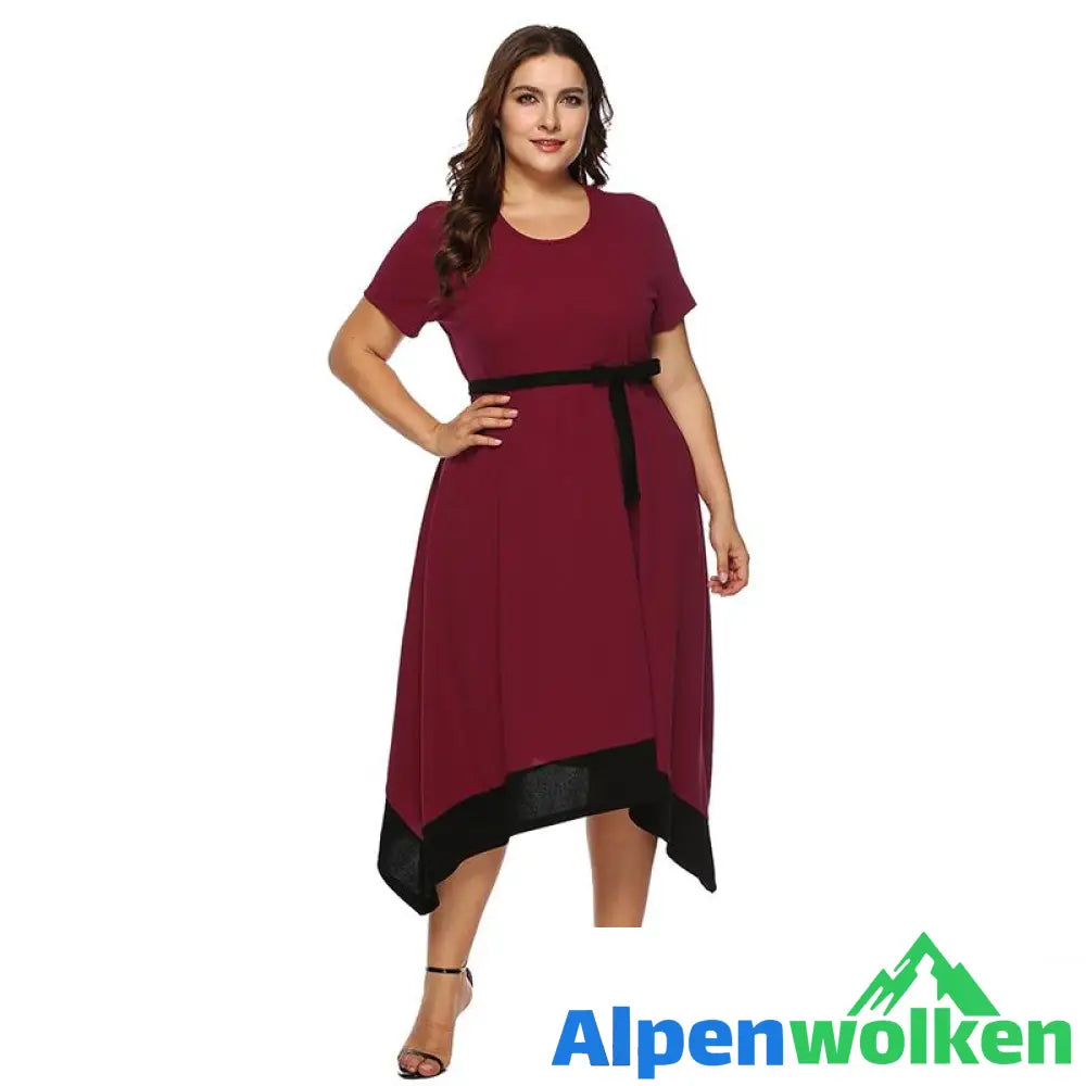 Alpenwolken - Unregelmäßiges Schleifenkleid