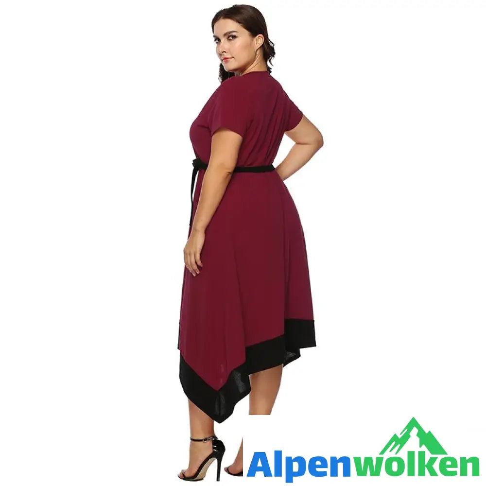 Alpenwolken - Unregelmäßiges Schleifenkleid