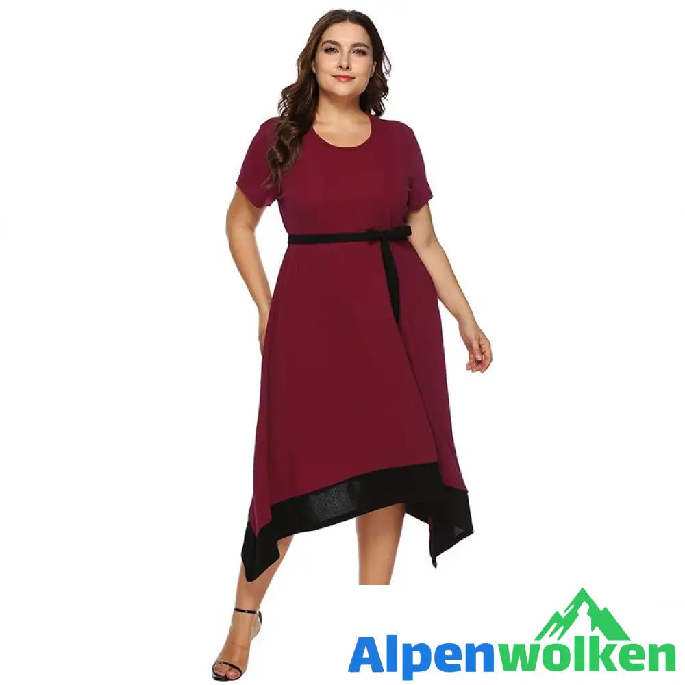 Alpenwolken - Unregelmäßiges Schleifenkleid