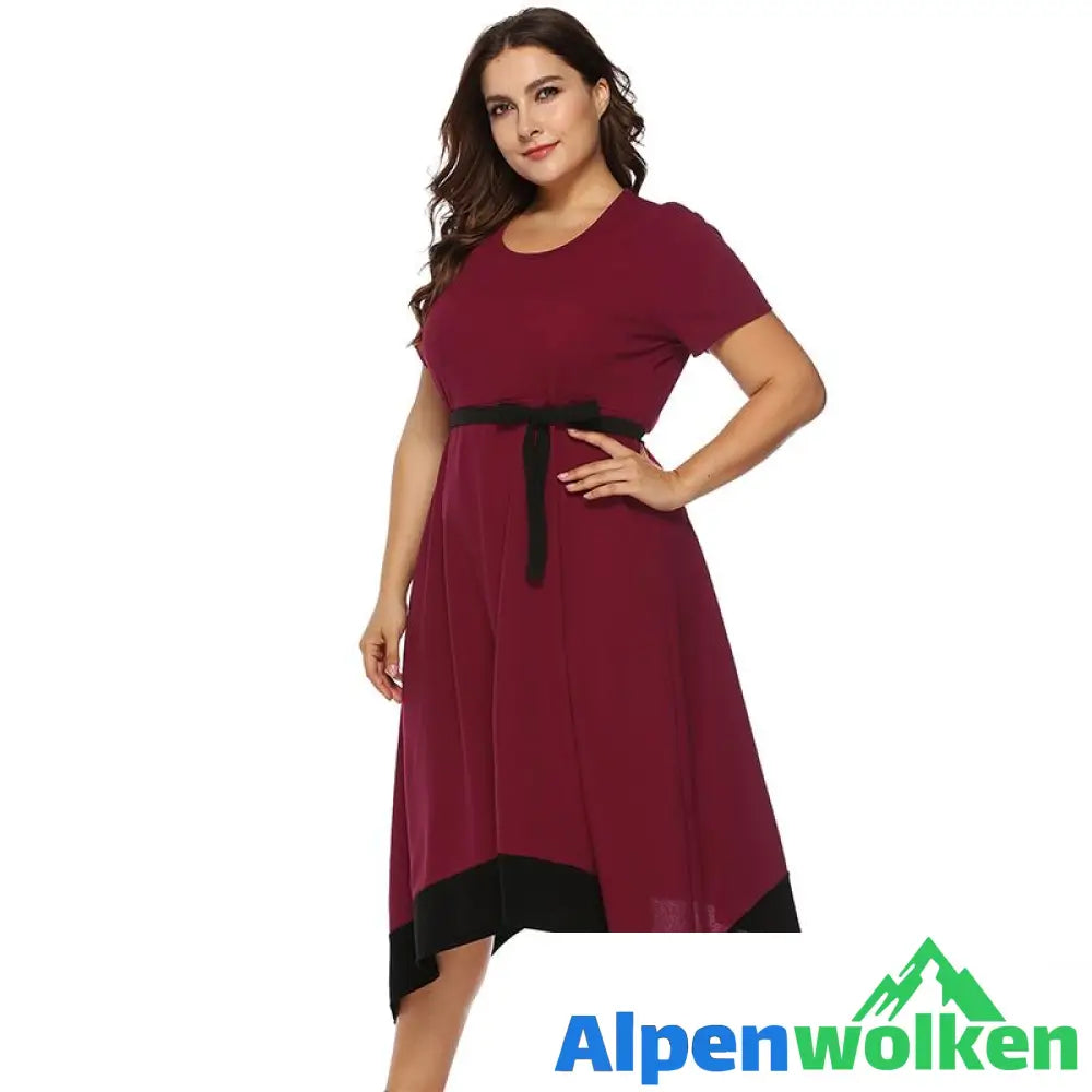 Alpenwolken - Unregelmäßiges Schleifenkleid